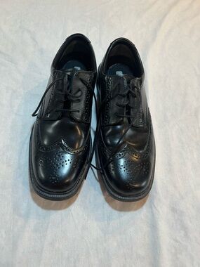 Nunn bush Oxford Classic Black Men's Wingtip Dress Shoes size 10.5